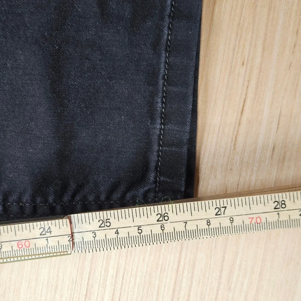 prAna Slim Fit Black Organic Cotton‎ Blend Mens Pants 28x28 Fits 28x26.5